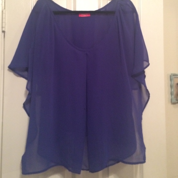 Royal Blue Blouse
