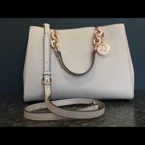 Michael Kors Medium Cynthia Satchel, Blush