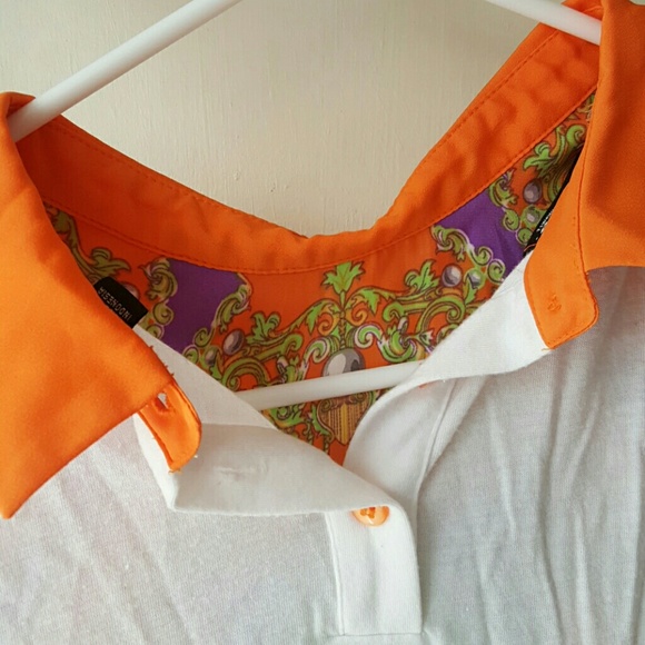 Colorful 3 color pattern sleeveless shirt - Picture 2 of 2