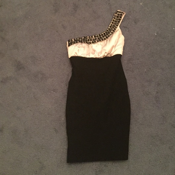 Black and white dress