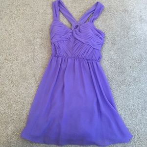 Purple formal dress