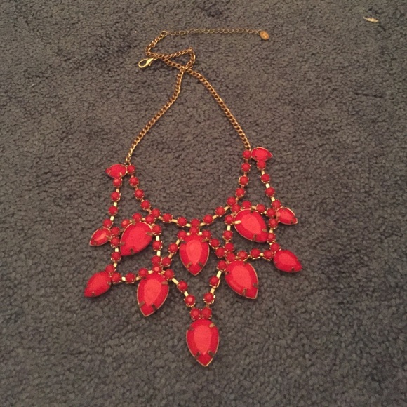Red and gold necklace