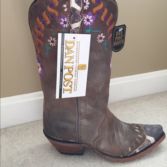 DanPost women's Western Boots leather, worn once.