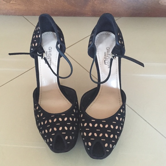 Like new, Sexy Giambattista Valli peep toe heels