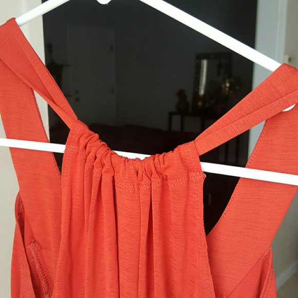 Trendy burnt orange with beaded detail top - Picture 3 of 3