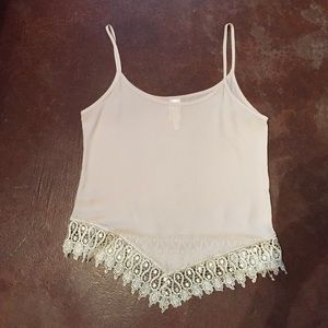 Cream tank top