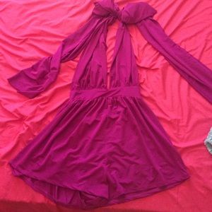 Hello Molly Fuchsia romper