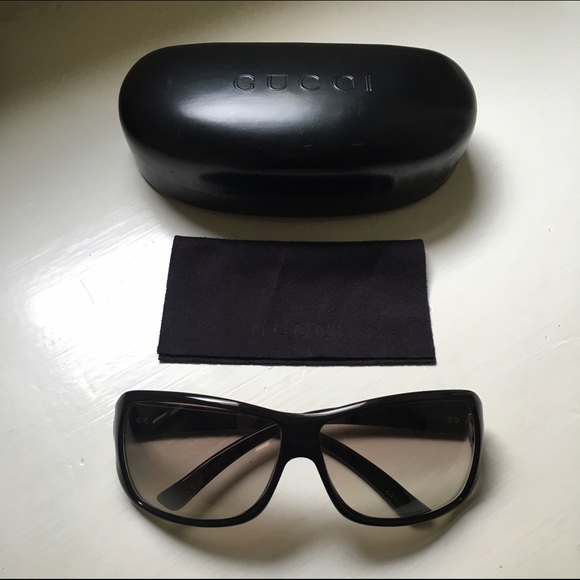 Authentic Black Gucci Sunglasses