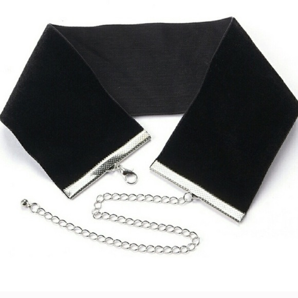 Ultra Thick Black Choker - Picture 3 of 4