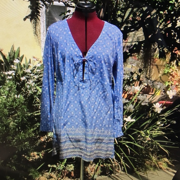 Athleta blue tunic