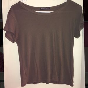 Olive green tee