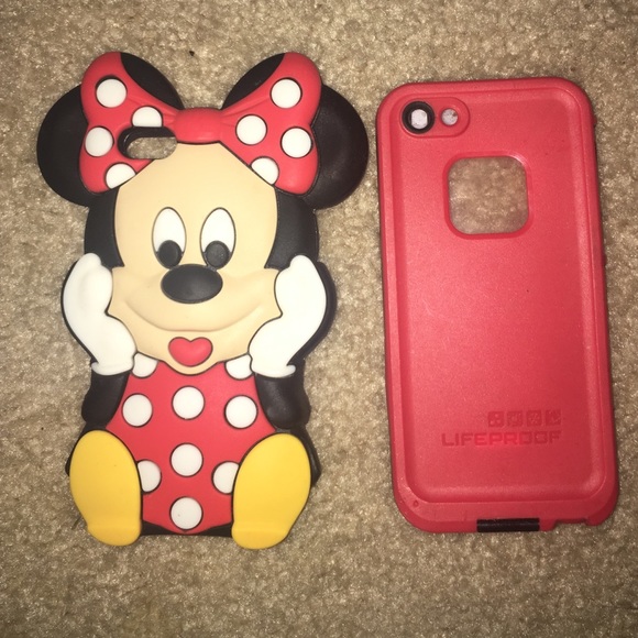 Minnie Mouse & Red, Life Proof iPhone 5 cases