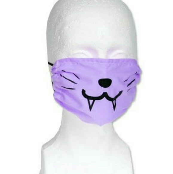 Other - 🔴SOLD🔴Kawaii Purple Cat Mask Other - 🔴SOLD🔴Kawaii Purple Cat Mask