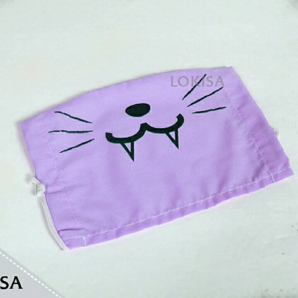 Other - 🔴SOLD🔴Kawaii Purple Cat Mask Other - 🔴SOLD🔴Kawaii Purple Cat Mask