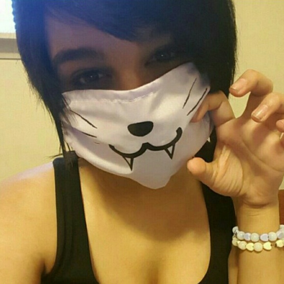 Other - 🔴SOLD🔴Kawaii Purple Cat Mask Other - 🔴SOLD🔴Kawaii Purple Cat Mask