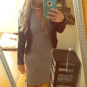 Grey Business Dress