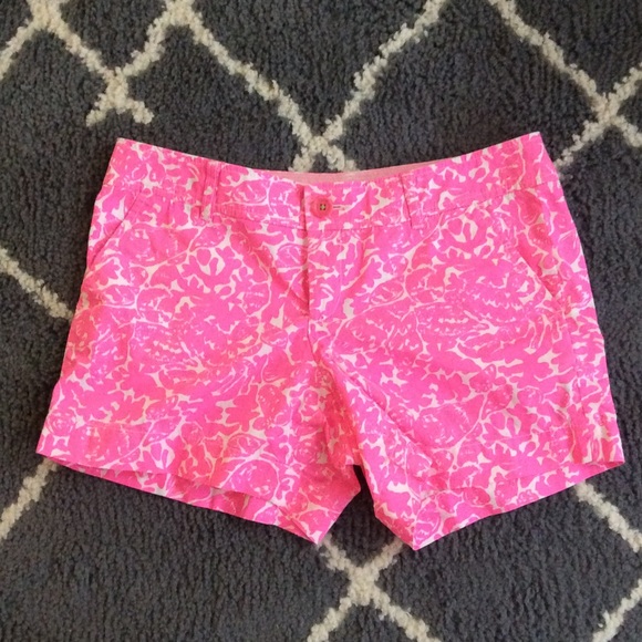 Lilly Pulitzer Pants - Lilly Pulitzer Pink Party Favors Callahan Shorts