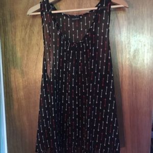 SOLD Cute racer back opaque tank!