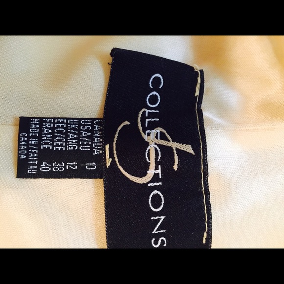 Dress lacy golden yellow slip on with scarf - Picture 4 of 4