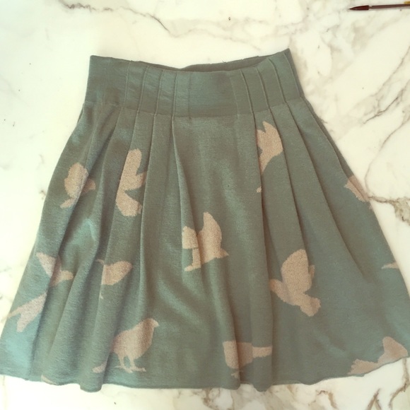 Anthropologie skirt with birds