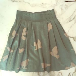 Anthropologie skirt with birds