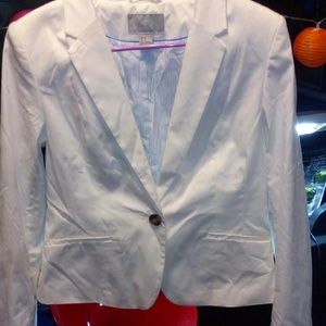 White H&M blazer