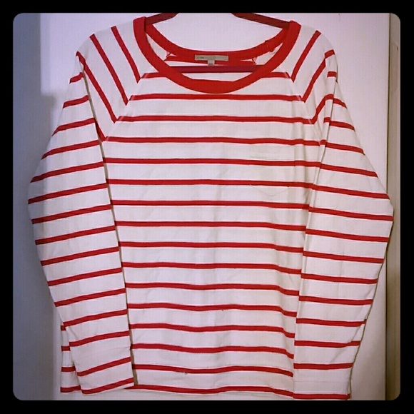 Gap Cotton Striped Sweatshirt
