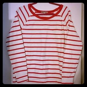 Gap Cotton Striped Sweatshirt