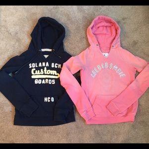 2 Sweatshirts - Hollister and Abercrombie
