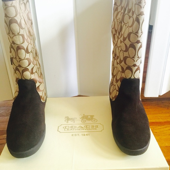 Coach Suede Boots
