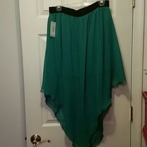 Teal skirt
