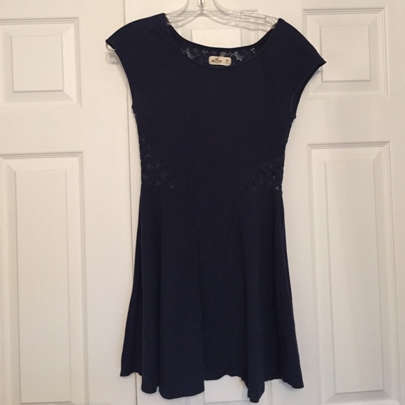 Navy Lace Hollister Skater Dress
