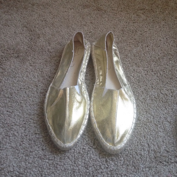 Report Signature Gold metallic Espadrilles