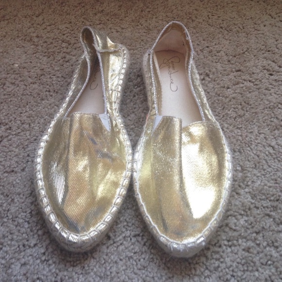 Report Signature Gold Espadrilles