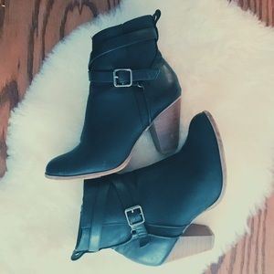 Black Heeled Booties