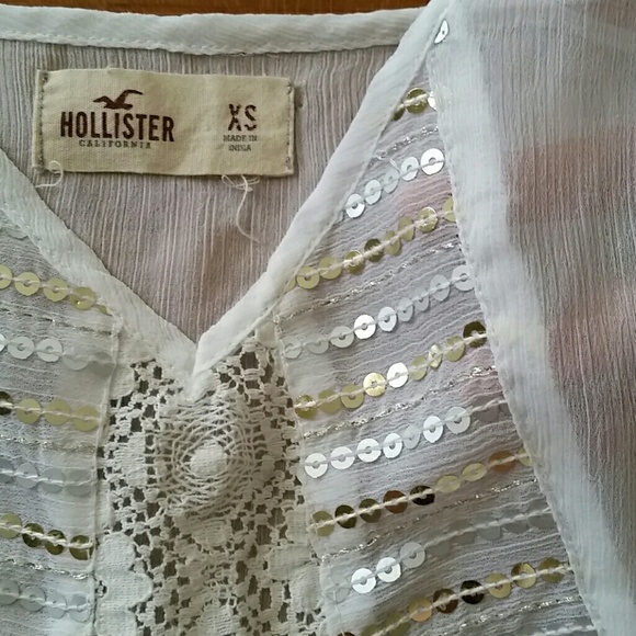 Top summer white from Hollister - Picture 3 of 4