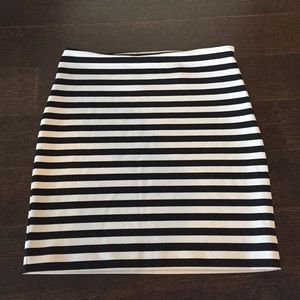 Size small Aqua brand striped mini skirt!