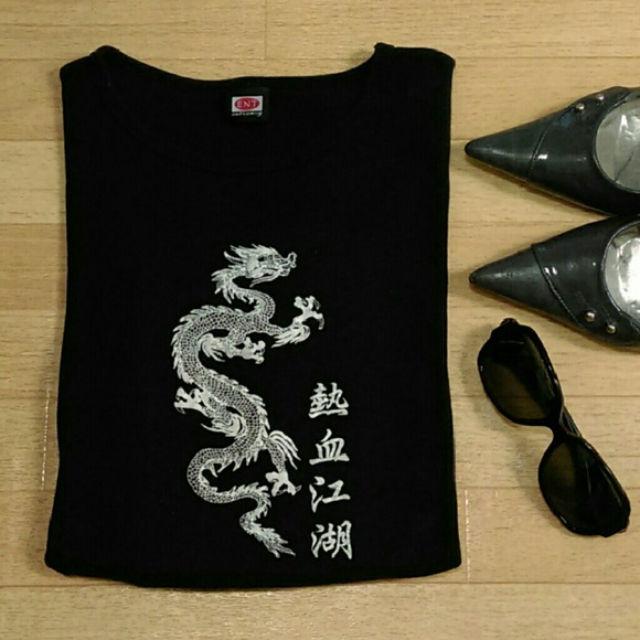 Entrancy  Tops - ⚡SALE⚡ Dragon Crop Top