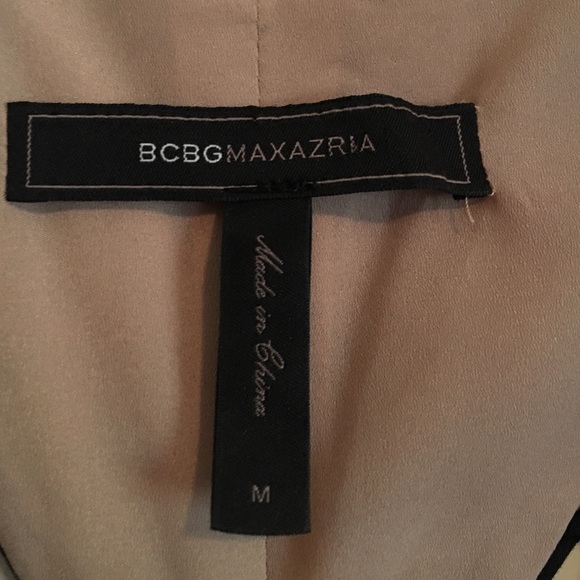 BCBGMaxAzria Karlie Peplum Keyhole Back Tank - Picture 3 of 4