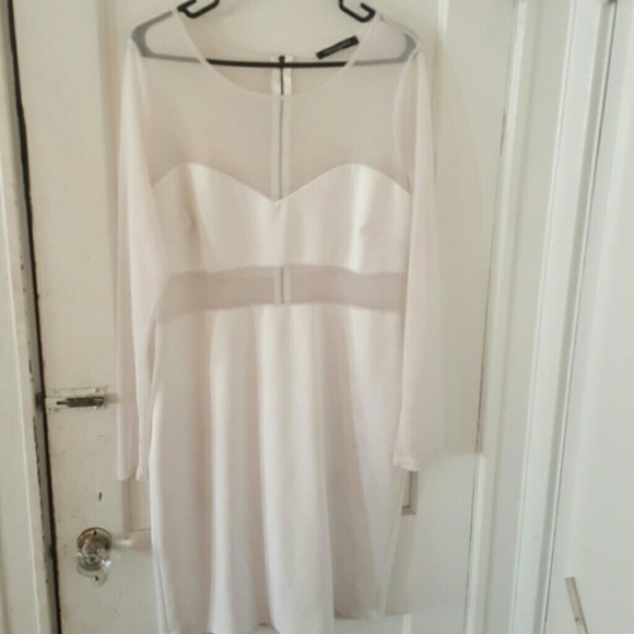 White Sheer Dress