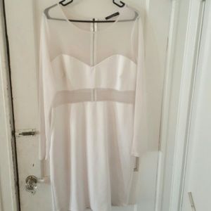 White Sheer Dress