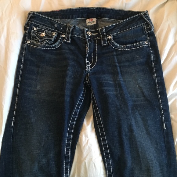 Size 29 True Religion Jeans with jeweled buttons