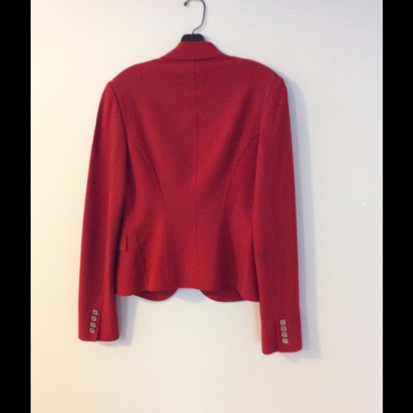 Michael Kors Collection Red Blazer - Picture 2 of 10