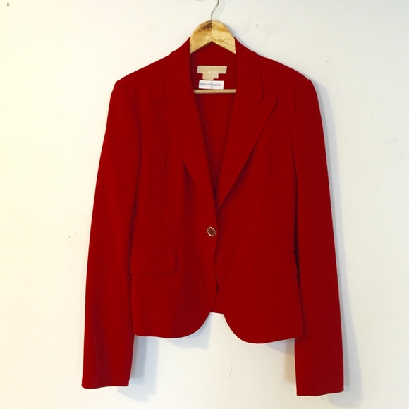 Michael Kors Collection Red Blazer - Picture 6 of 10