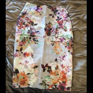 Floral skirt from The Limited