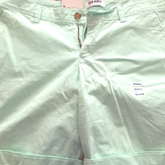 Mint Bermuda Shorts