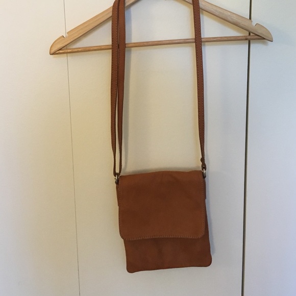 Light brown handmade purse
