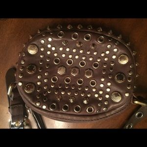 Marc by Marc Jacobs brown leather cross body bag