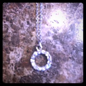 Cute, silver necklace, like new condition.