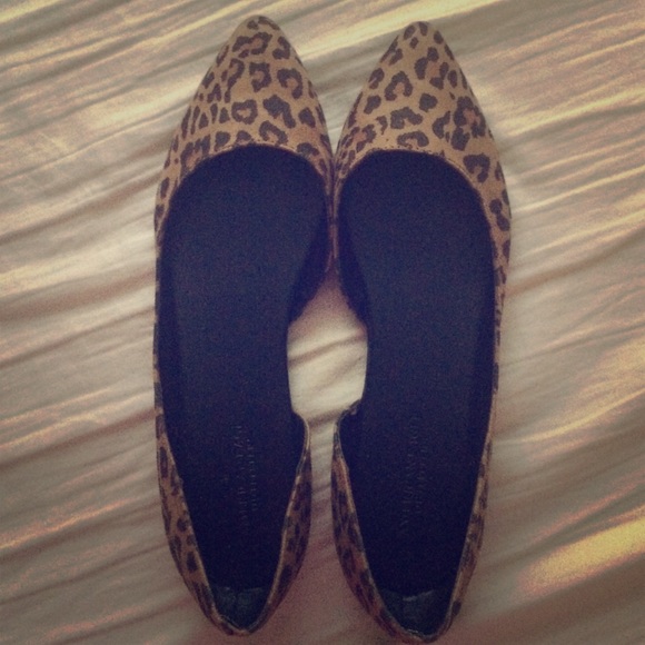 Leopard print American eagle dress shoes